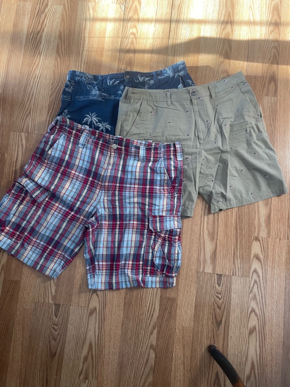 3 Pairs of Men's Summer Shorts Sz 38 Ralph Lauren, Eddie Bauer, Palm Beach !